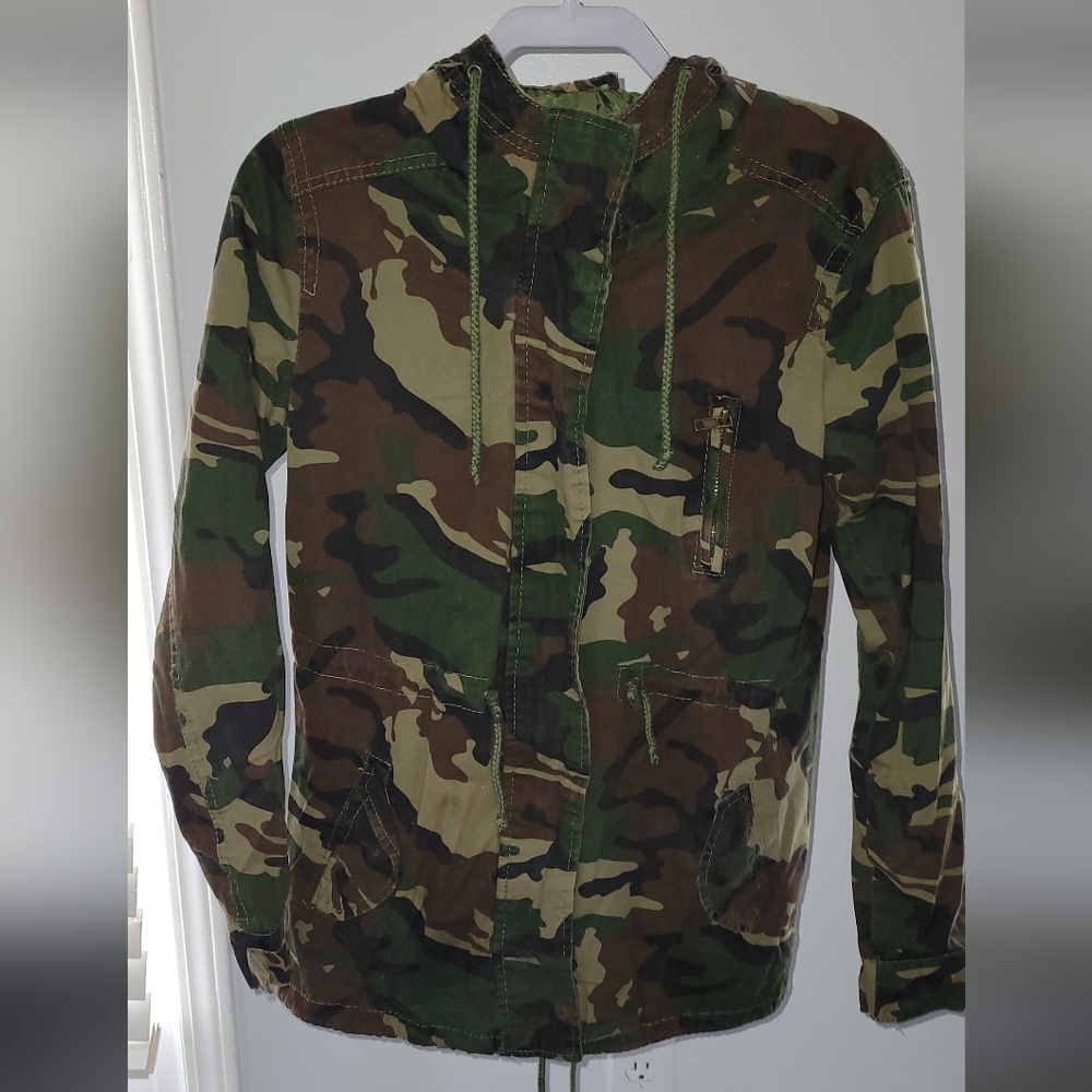Girls Ambiance outerwear fatigue jacket